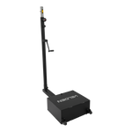 Par de postes móveis de tênis, badminton e voleibol Pista e Campo