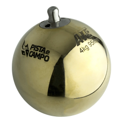 Martelo de bronze 4kg 95mm avançado ATE Anand Certificado WA-IAAF - com cabo e empunhadura