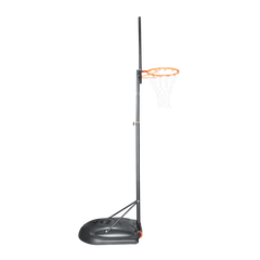Tabela de basquete infantil juvenil móvel com poste, quadro de policarbonato e aro Velden
