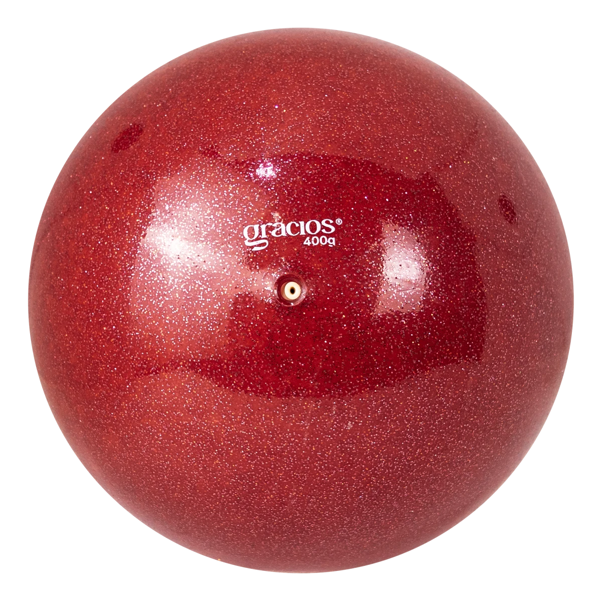 Bola Ginástica Rítmica Oficial 400g Glitter Gracios - Roxo