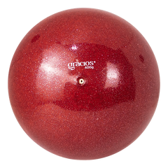 Bola Ginástica Rítmica Oficial 400g Glitter Gracios - Roxo