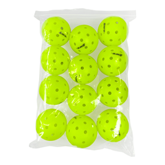 Kit 12 Bolas de Pickelball 40 furos Outdoor Loire