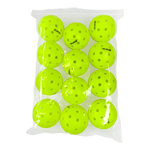 Kit 12 Bolas de Pickelball 40 furos Outdoor Loire