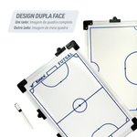 Quadro tático para treinamento esportivo futsal 45x30cm Vinex