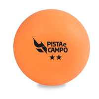 Bolinha de tênis de mesa 2 estrelas Pista e Campo - cnj com 6 und - laranja bolinha tenis de mesa ping pong 2 estrelas ittf