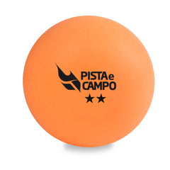 Bolinha de tênis de mesa 2 estrelas Pista e Campo - cnj com 6 und - laranja bolinha tenis de mesa ping pong 2 estrelas ittf