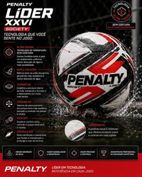 Bola de futebol society Penalty Líder