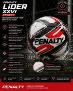 Bola de futebol society Penalty Líder