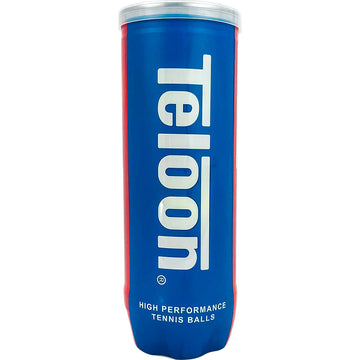 Bolinha bola de tênis de campo oficial adulto ITF Teloon - tubo com 3 und