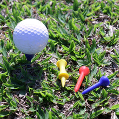 Ponteira (tee) de PVC para bolas de golfe (modelo taça) Pista e Campo - cnj com 100 und