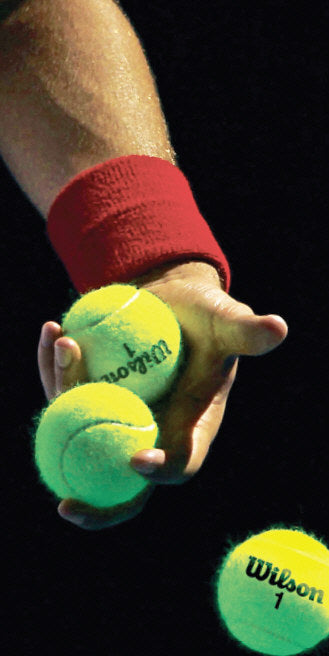 Bolinha e bola de tênis de campo Championship Regular Duty Wilson - tubo com 3 und