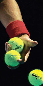 Bolinha e bola de tênis de campo Championship Regular Duty Wilson - tubo com 3 und