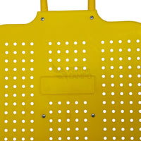 Boneco barreira para treinamento de falta no futebol de aço reclinável premium Pista e Campo