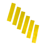 Marcadores de quadra linha reta Velden - Amarelo