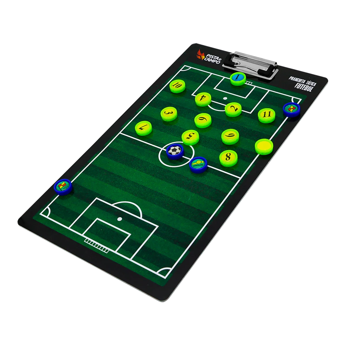 Prancheta tática magnética com caneta para treinamento de futebol Pista e Campo