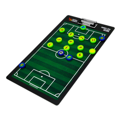 Prancheta tática magnética com caneta para treinamento de futebol Pista e Campo
