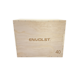 Caixa de Salto Plyo Box 3 em 1 Envolst 35x40x45cm 3 Alturas