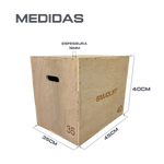 Caixa de Salto Plyo Box 3 em 1 Envolst 35x40x45cm