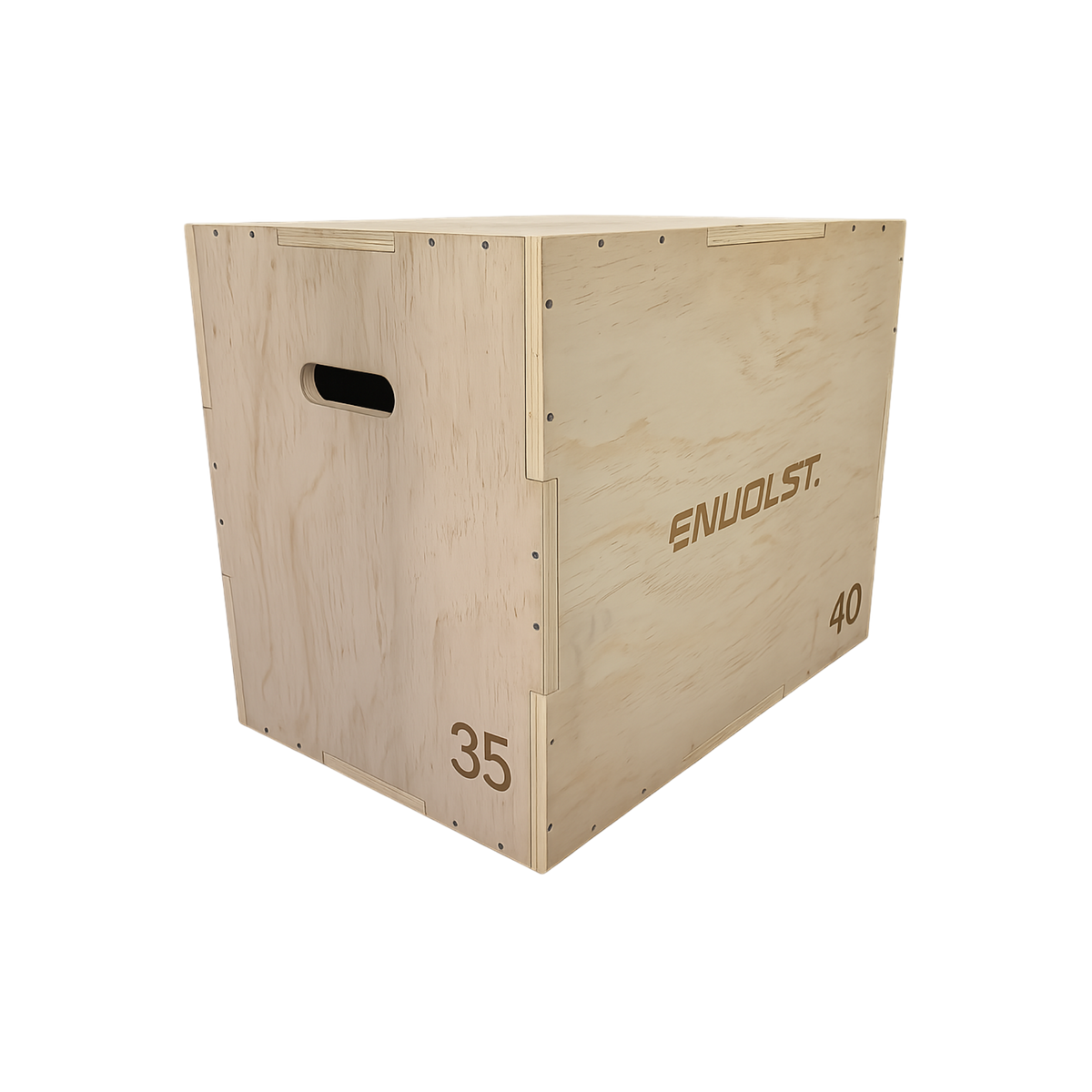 Caixa de Salto Plyo Box 3 em 1 Envolst 35x40x45cm 3 Alturas