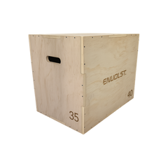 Caixa de Salto Plyo Box 3 em 1 Envolst 35x40x45cm 3 Alturas