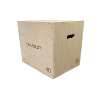Caixa de Salto Plyo Box 3 em 1 Envolst 35x40x45cm