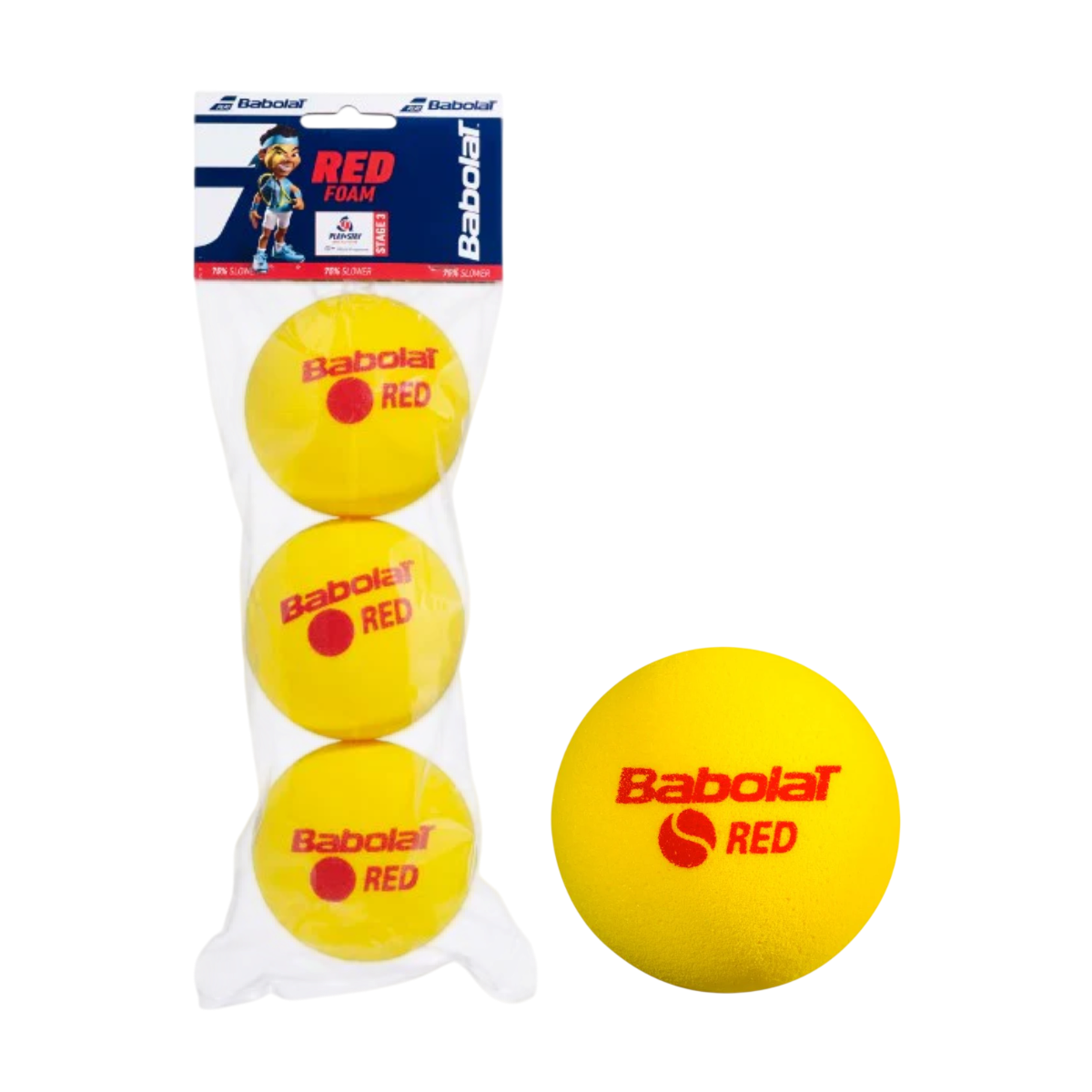 Bola de Tênis Espuma Red Foam Babolat Estágio 3