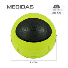 Medicine Ball 5kg Envolst com Quique para Performance