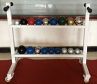 Carrinho para transporte e armazenagem de pesos Pista e Campo