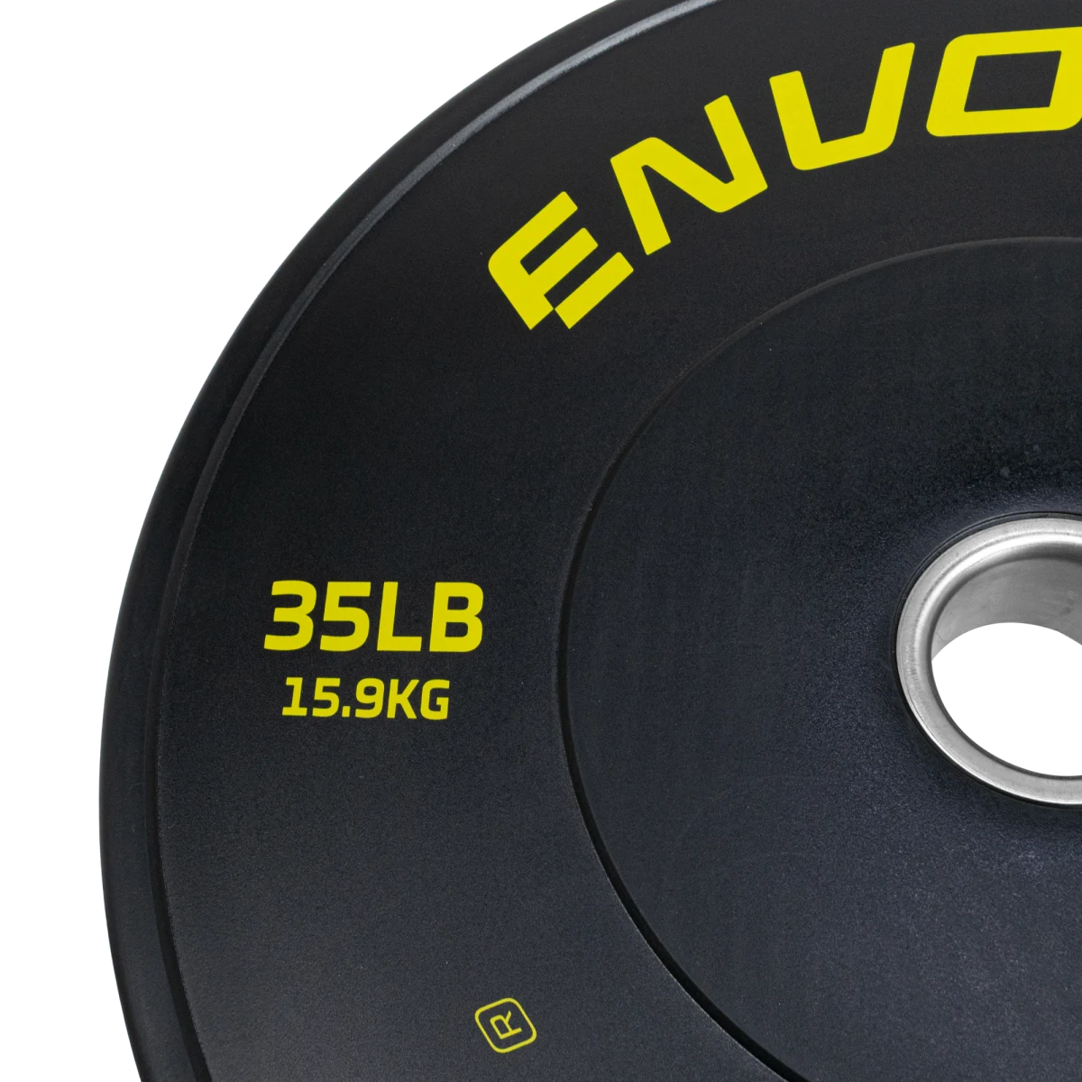 Anilha Olímpica Bumper para Crossfit e LPO 35Lb Envolst