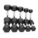 Kit Halteres Sextavados Emborrachados Envolst - 1 a 5kg