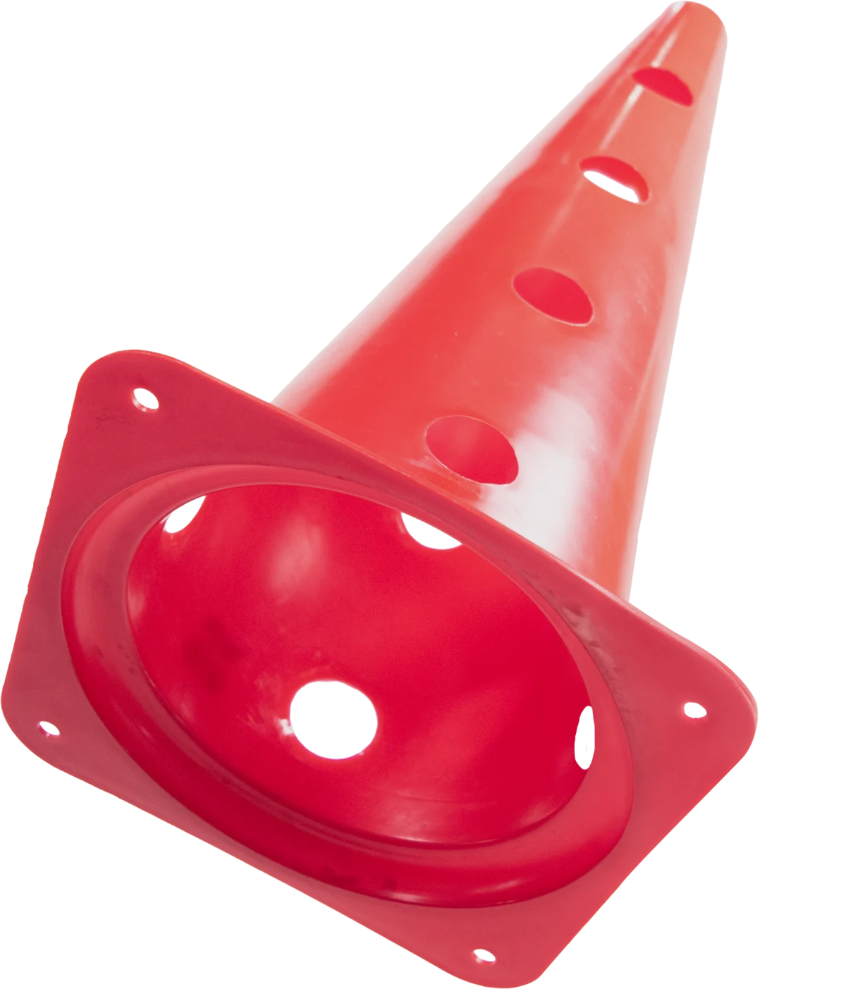 Cone plástico de agilidade furado 50cm Velden - Amarelo