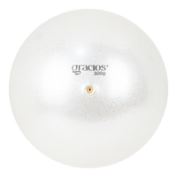 Bola Ginástica Rítmica Oficial 300g Glitter Gracios - Roxo