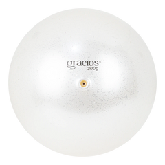 Bola Ginástica Rítmica Oficial 300g Glitter Gracios - Roxo