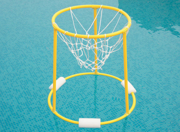 Cesta de PVC flutuante para basquetebol aquático Pista e Campo - par