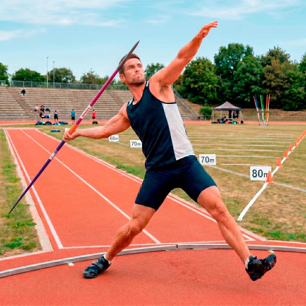 Dardo de duralumínio e aço 600g Air Flyer IAAF Polanik