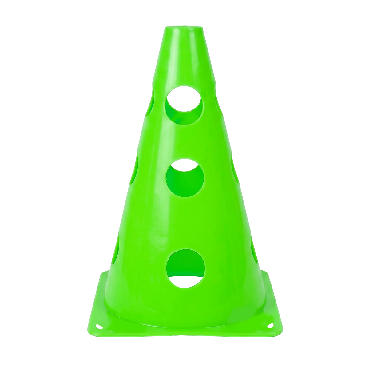 Kit de Agilidade c/ 8 Cones Furados 23cm e 4 Haste de 1,00m - Cone BRANCO