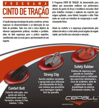 Cinto de tração individual com 02 elásticos revestidos Pro Cepall