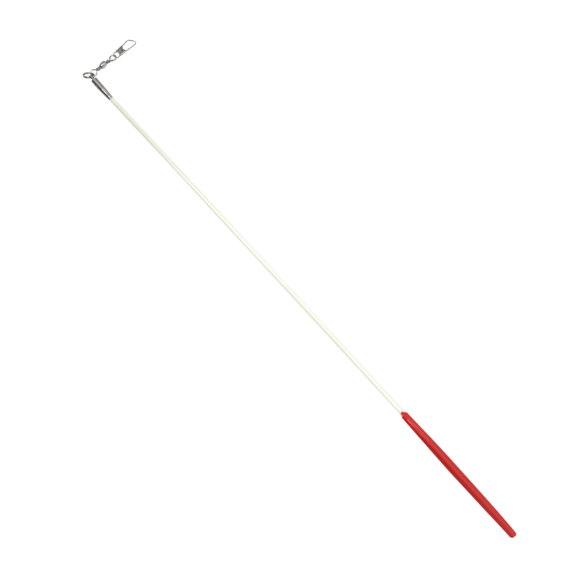  Estilete Ginástica Rítmica Fibra Vidro 50cm Branco Gracios - Empunhadura Preta