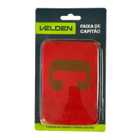 Bracelete braçadeira para capitão com velcro premium Velden - Amarelo