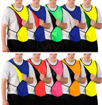 Colete esportivo em tecido sintético e elástico infantil dupla-face Pista e Campo