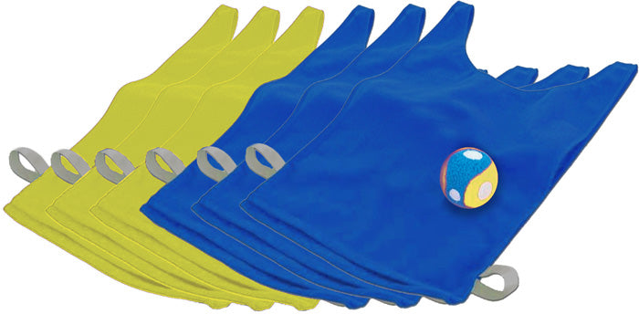 Jogo de coletes e bola com velcro para recreação infantil Pista e Campo