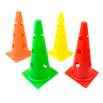 Cone de plástico 38cm com furos Pista e Campo