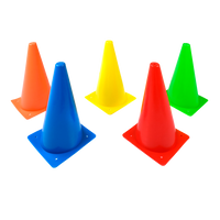 Cone de sinalização de plástico 30cm Pista e Campo