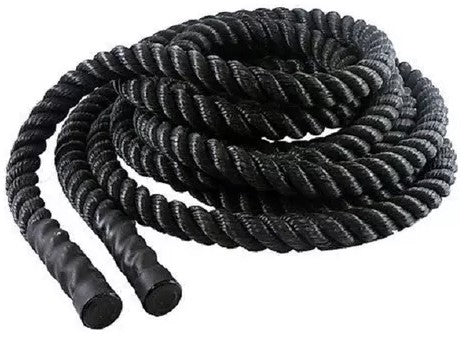 Corda naval preta torcida para treinamento funcional 38mm (masculino) Pista e Campo - preço por metro