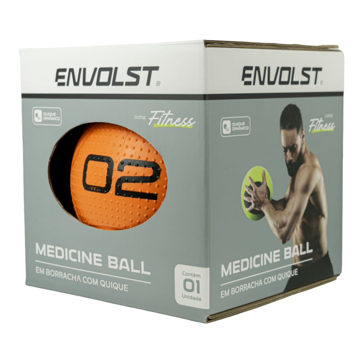 Medicine Ball 2kg com Quique Envolst Força e Treino Funcional