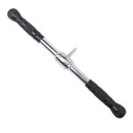 Puxador Barra Reta 50cm Pulley Cromado Maciço com Giro Envolst