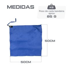 Bandeiras de tecido para malabarismo (swing flags) Pista e Campo - cnj com 6 und