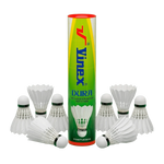 Peteca/volante de badminton com penas Vinex - cnj com 10 und