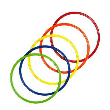 Kit com 12 Arcos de Agilidade 40 cm Velden