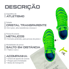 Sapatilha de atletismo para saltos Health